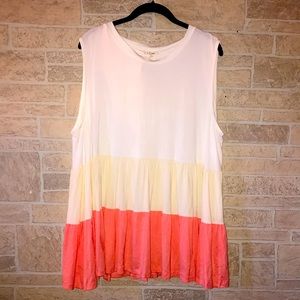 ✅e. Luna Colorblock Tunic Tank
